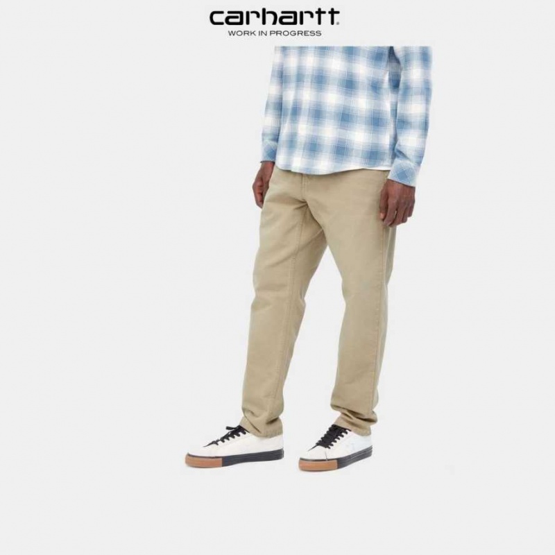 Ammonite (aged canvas) Carhartt Wip Newel Pant Ammonite (aged - Danmark MOS-5265253