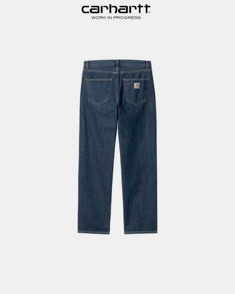 Bleu Carhartt Wip Nolan Pant - Danmark PIU-0353159