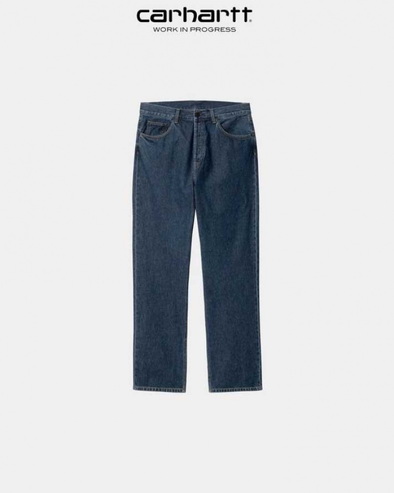 Bleu Carhartt Wip Nolan Pant - Danmark PIU-0353159