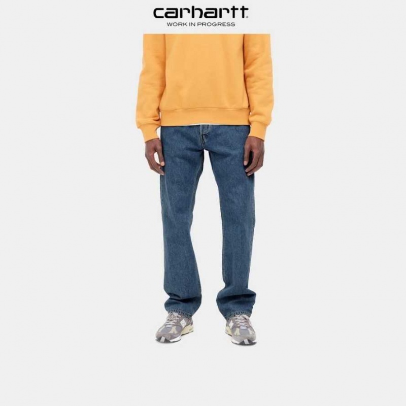 Bleu Carhartt Wip Nolan Pant - Danmark PIU-0353159