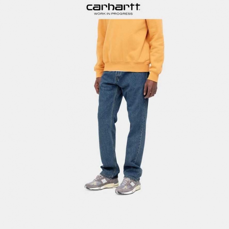 Bleu Carhartt Wip Nolan Pant - Danmark PIU-0353159