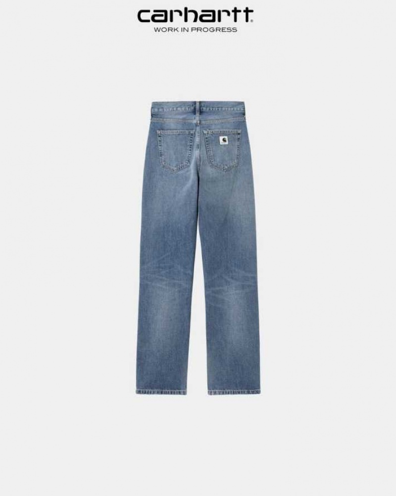 Bleu Carhartt Wip Noxon Pant - Danmark ZKC-3052218