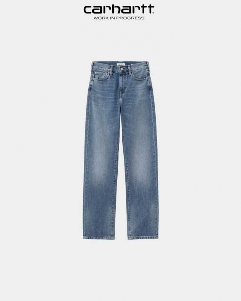 Bleu Carhartt Wip Noxon Pant - Danmark ZKC-3052218