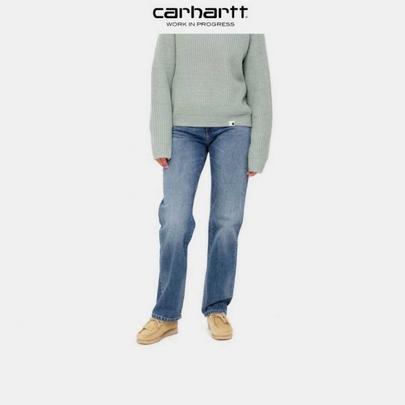 Bleu Carhartt Wip Noxon Pant - Danmark ZKC-3052218