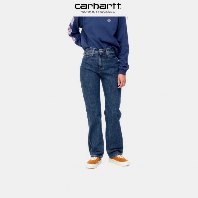 Bleu Carhartt Wip Noxon Pant - Danmark ONN-1279375