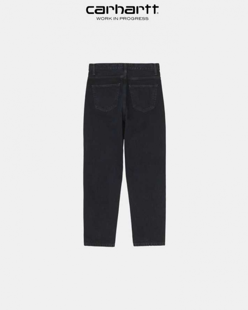 Bleu Carhartt Wip Page Carrot Ankle Pant - Danmark KIV-5575379