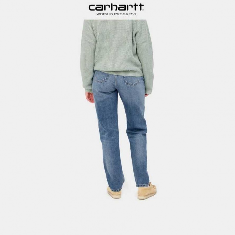 Bleu Carhartt Wip Noxon Pant - Danmark ZKC-3052218