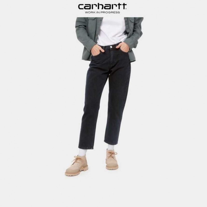 Bleu Carhartt Wip Page Carrot Ankle Pant - Danmark KIV-5575379