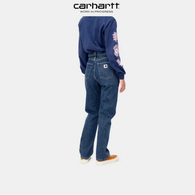 Bleu Carhartt Wip Noxon Pant - Danmark ONN-1279375