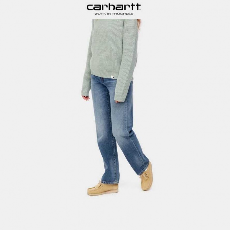 Bleu Carhartt Wip Noxon Pant - Danmark ZKC-3052218