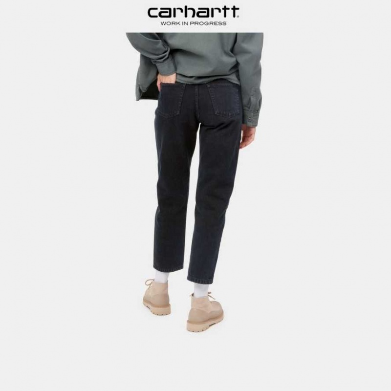 Bleu Carhartt Wip Page Carrot Ankle Pant - Danmark KIV-5575379