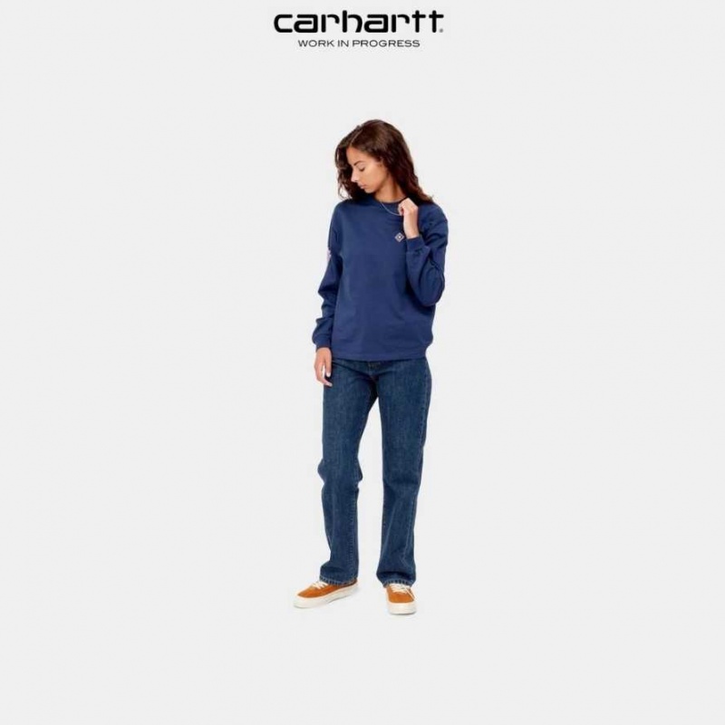 Bleu Carhartt Wip Noxon Pant - Danmark ONN-1279375