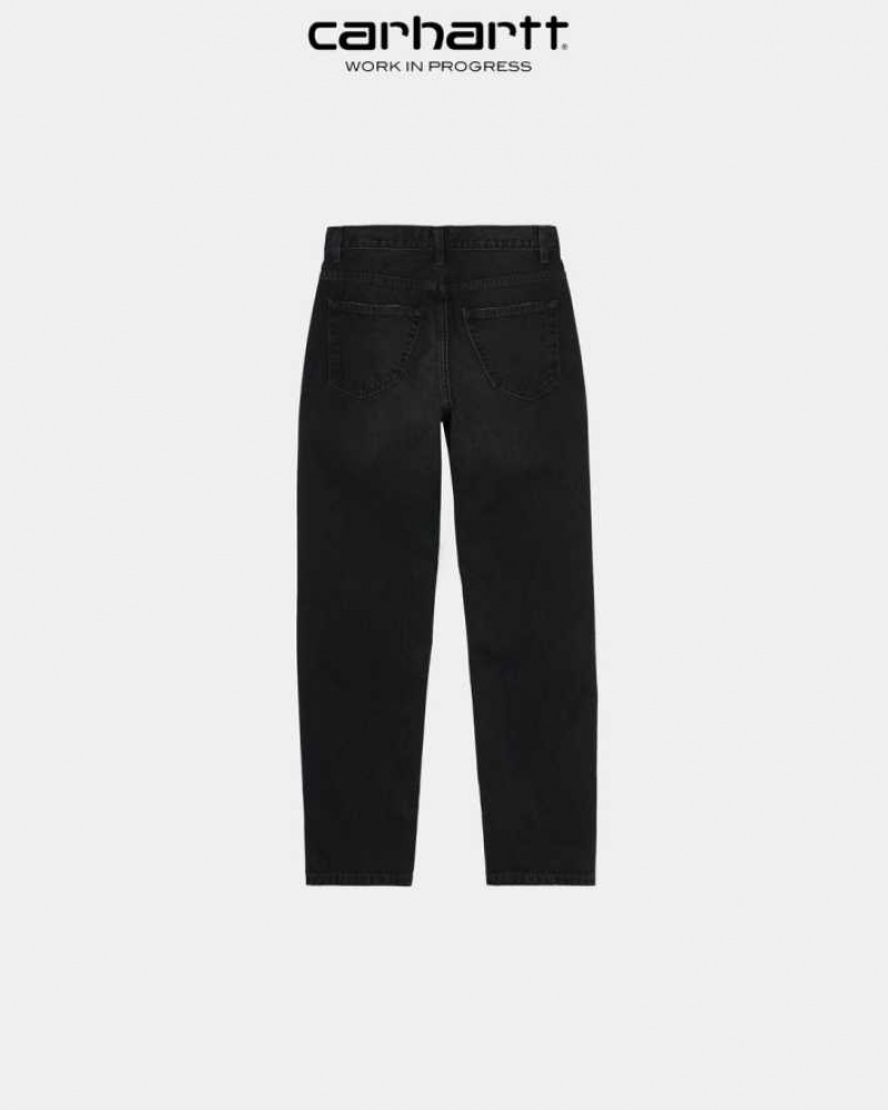 Noir Carhartt Wip Page Carrot Ankle Pant - Danmark XCD-8001392