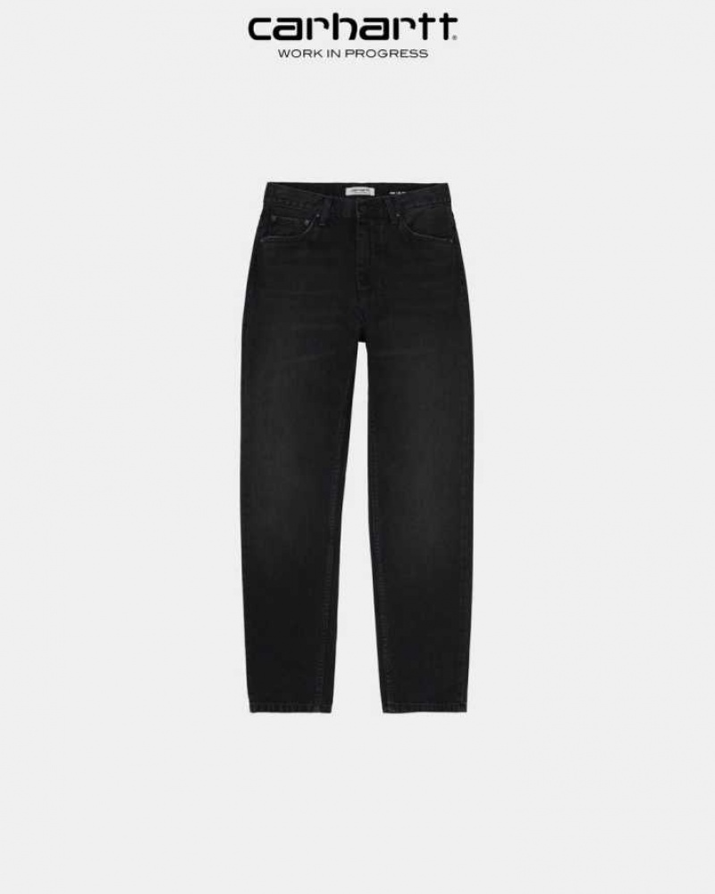 Noir Carhartt Wip Page Carrot Ankle Pant - Danmark XCD-8001392