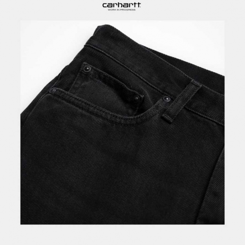 Noir Carhartt Wip Page Carrot Ankle Pant - Danmark XCD-8001392