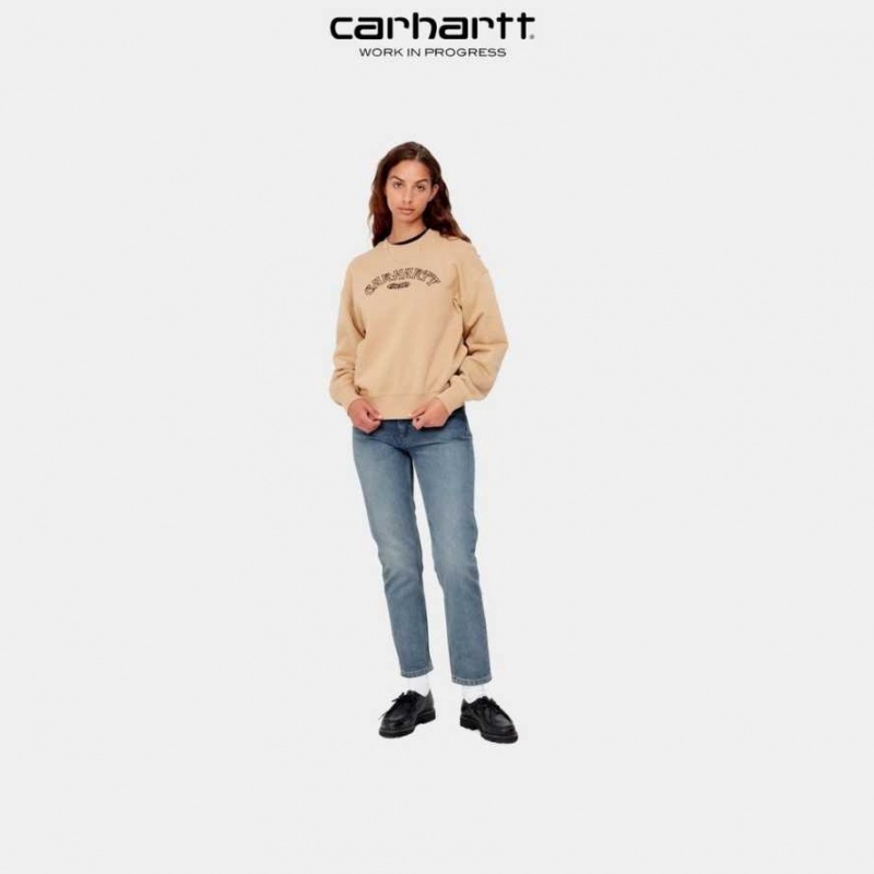 Bleu Carhartt Wip Page Carrot Ankle Pant - Danmark HVW-3909370