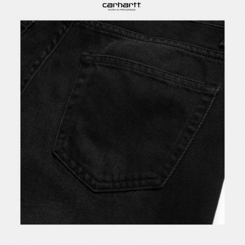 Noir Carhartt Wip Page Carrot Ankle Pant - Danmark XCD-8001392