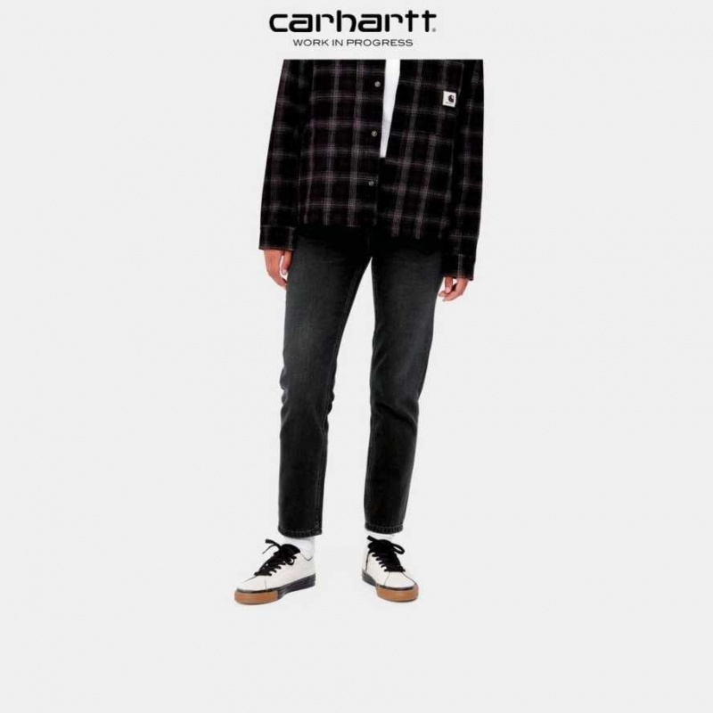 Noir Carhartt Wip Page Carrot Ankle Pant - Danmark XCD-8001392