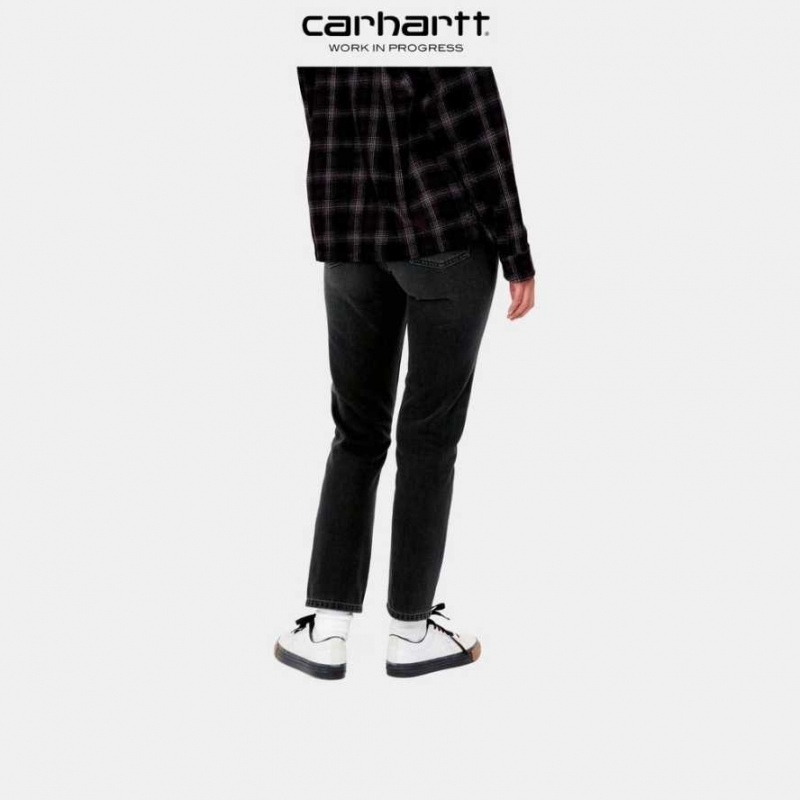 Noir Carhartt Wip Page Carrot Ankle Pant - Danmark XCD-8001392