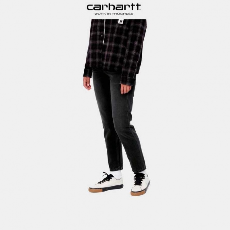 Noir Carhartt Wip Page Carrot Ankle Pant - Danmark XCD-8001392