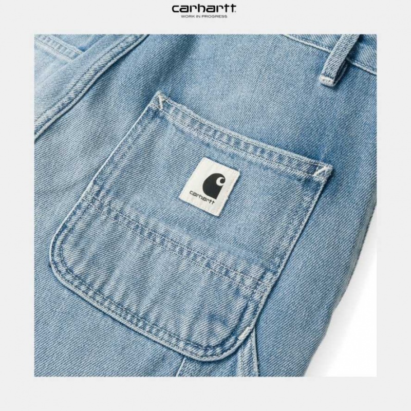 Bleu Carhartt Wip Pierce Pant - Denim - Danmark AJZ-1745532