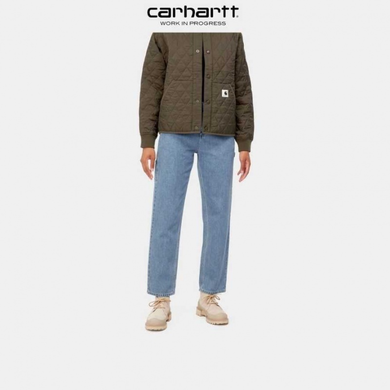 Bleu Carhartt Wip Pierce Pant - Denim - Danmark ACP-6314523