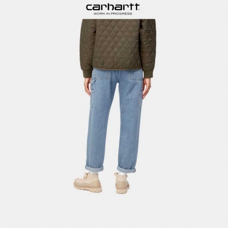 Bleu Carhartt Wip Pierce Pant - Denim - Danmark ACP-6314523