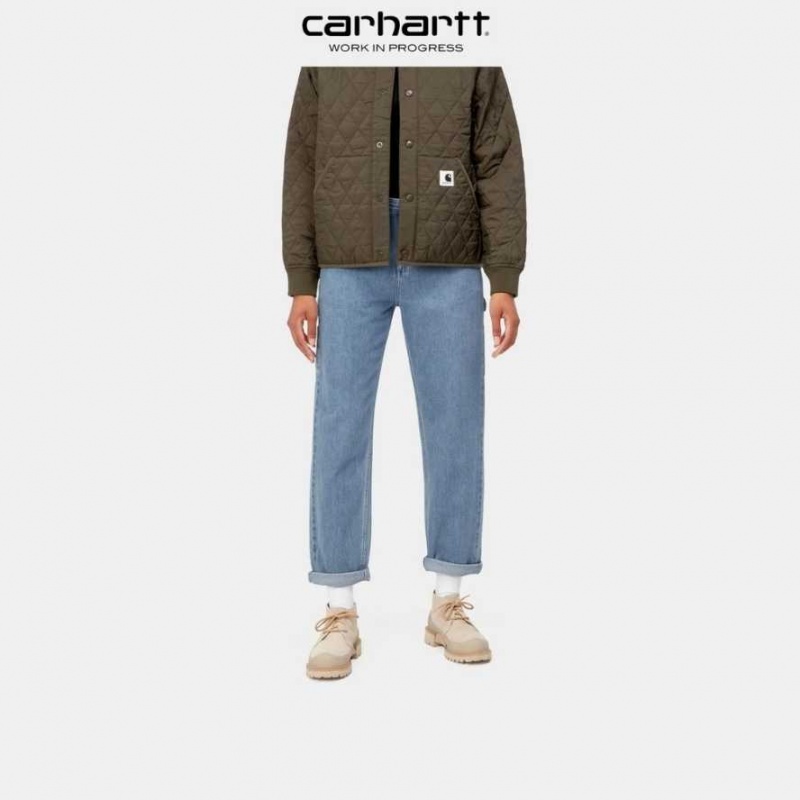 Bleu Carhartt Wip Pierce Pant - Denim - Danmark ACP-6314523