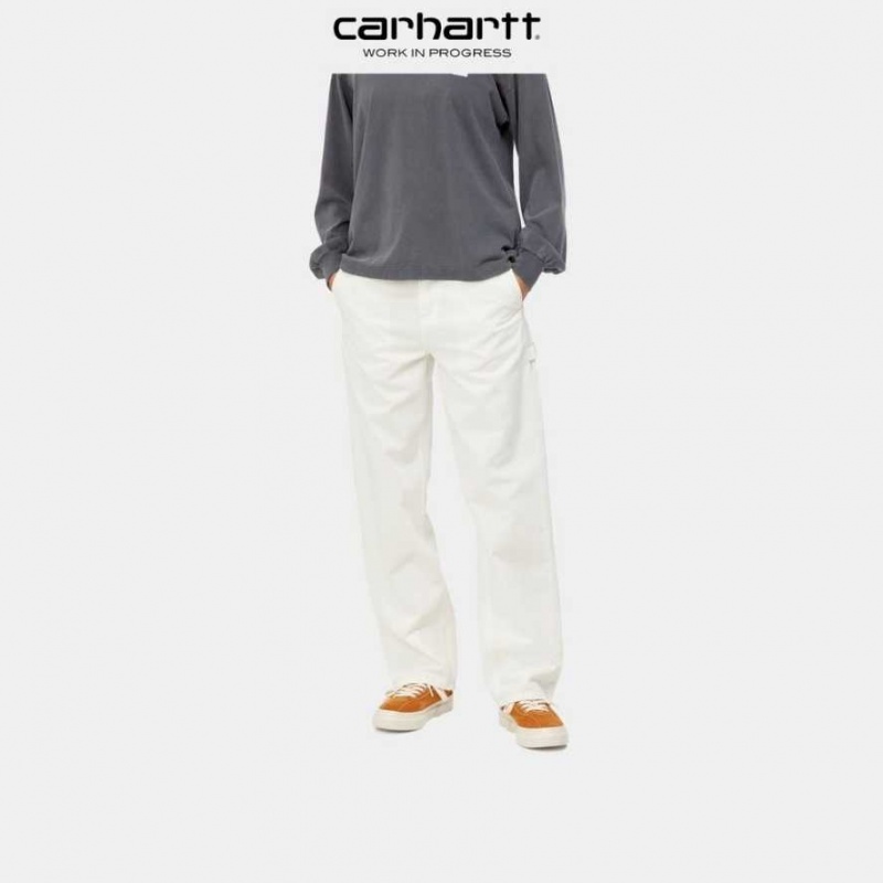 Off-White Carhartt Wip Pierce Pant Droit - Acadia Twill - Danmark IVU-9289583