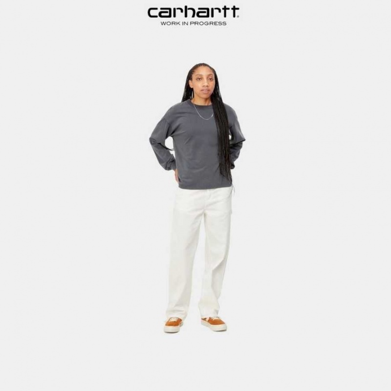 Off-White Carhartt Wip Pierce Pant Droit - Acadia Twill - Danmark IVU-9289583