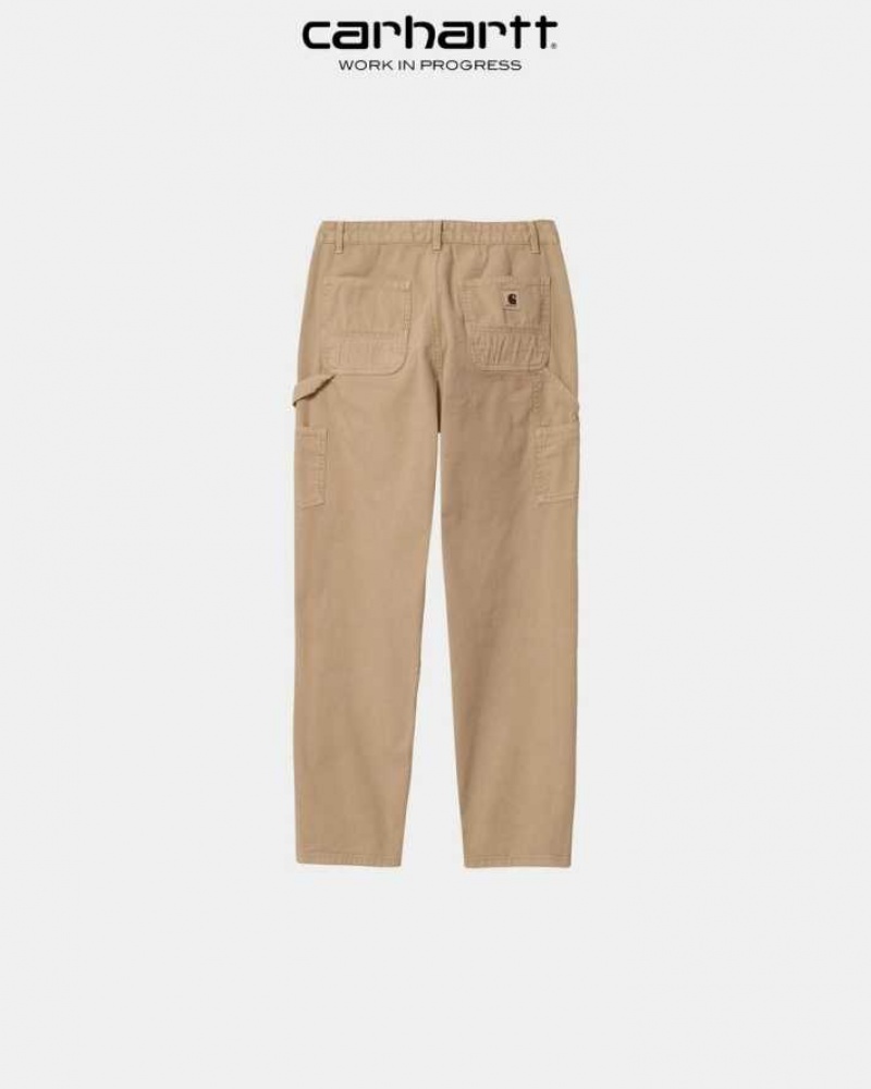 Marron Carhartt Wip Pierce Pant Droit - Danmark XQW-6029749