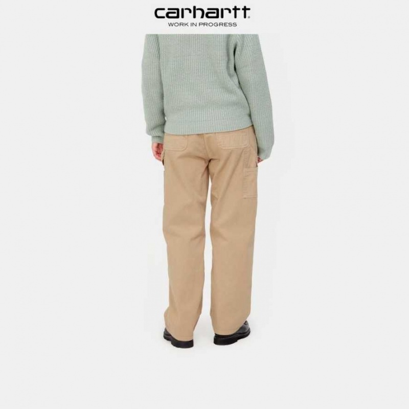 Marron Carhartt Wip Pierce Pant Droit - Danmark XQW-6029749