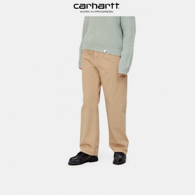 Marron Carhartt Wip Pierce Pant Droit - Danmark XQW-6029749