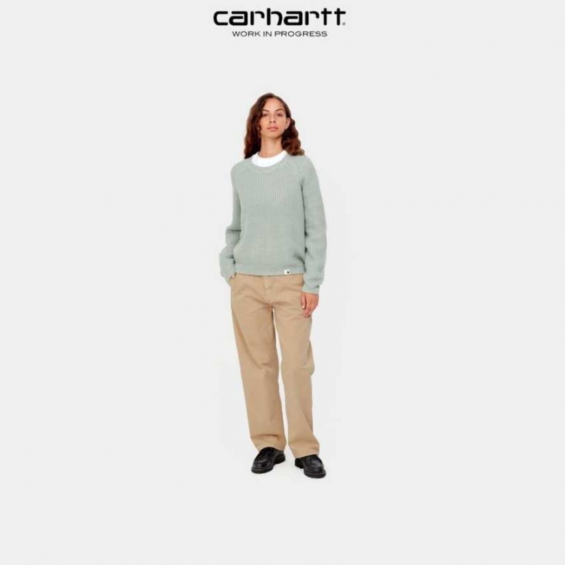 Marron Carhartt Wip Pierce Pant Droit - Danmark XQW-6029749