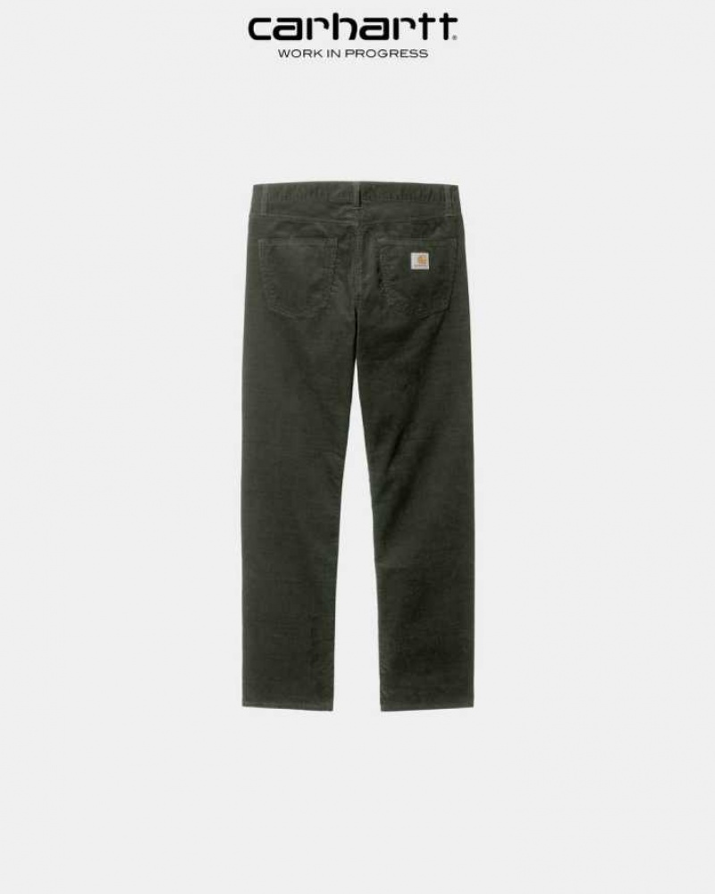 Boxwood Carhartt Wip Pontiac Pant - Corduroy - Danmark UCZ-3583644