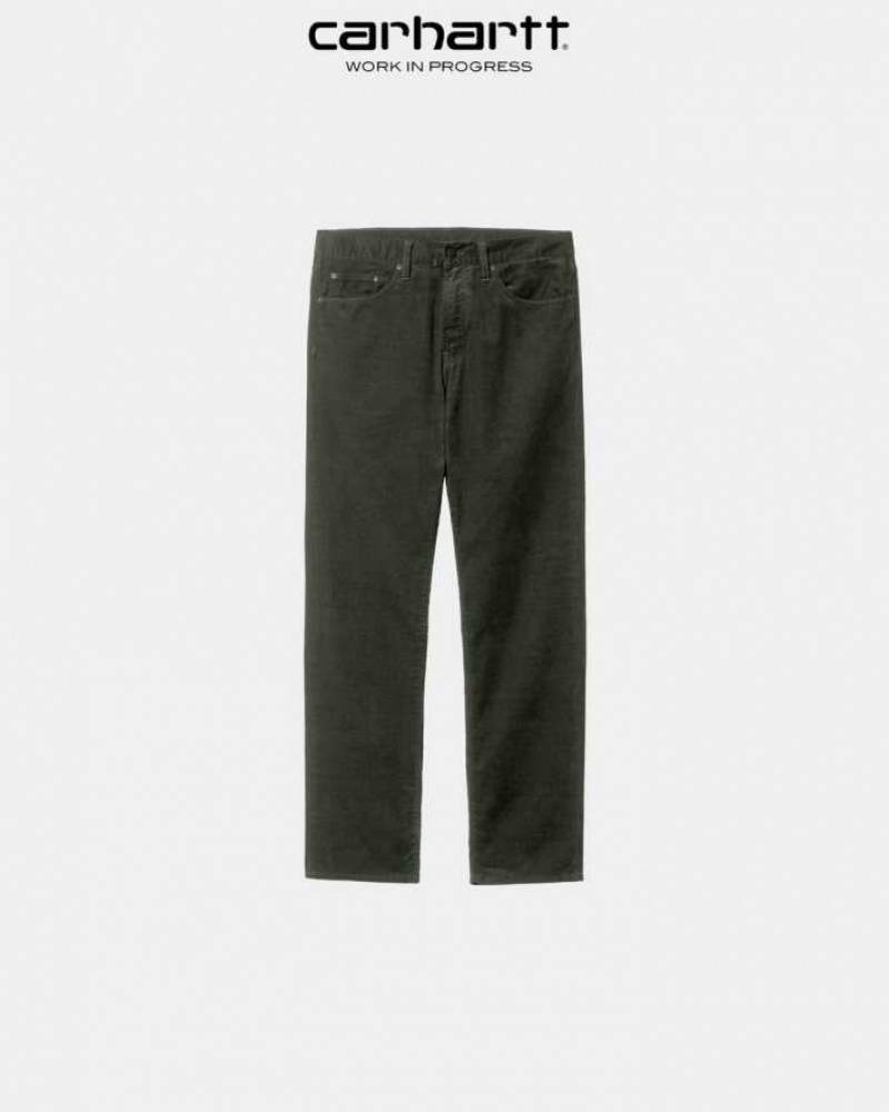 Boxwood Carhartt Wip Pontiac Pant - Corduroy - Danmark UCZ-3583644