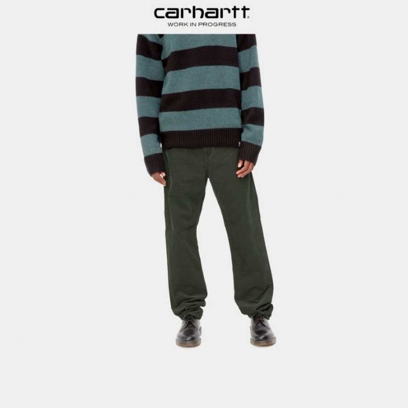 Boxwood Carhartt Wip Pontiac Pant - Corduroy - Danmark UCZ-3583644