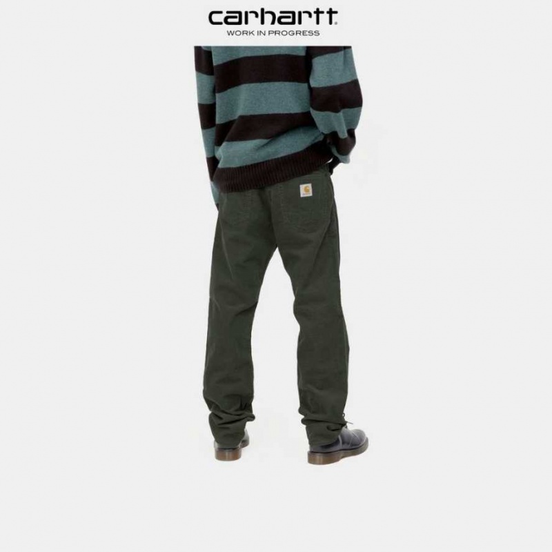 Boxwood Carhartt Wip Pontiac Pant - Corduroy - Danmark UCZ-3583644