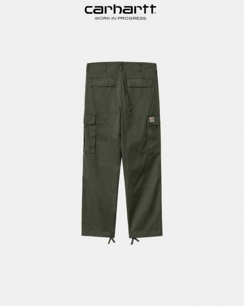 Boxwood Carhartt Wip Regular Cargo Pant - Garment Dyed Twill - Danmark MFM-6346582