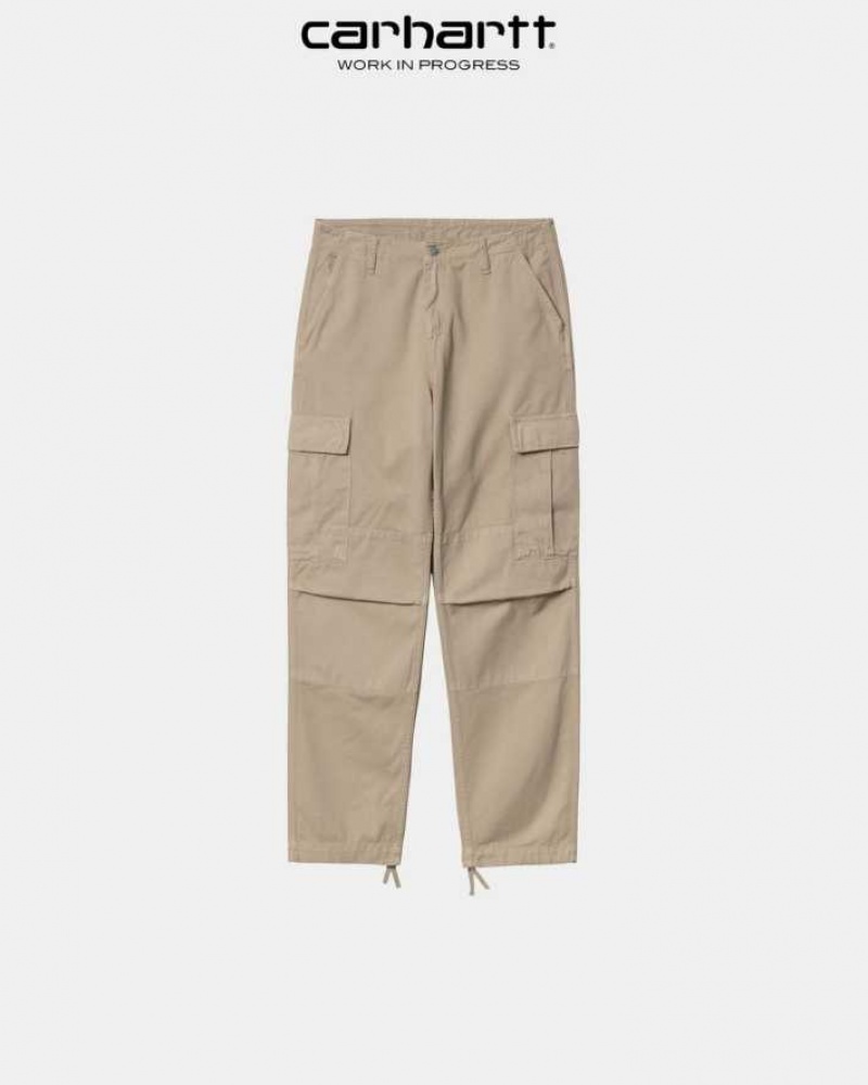 Wall Carhartt Wip Regular Cargo Pant - Garment Dyed Twill - Danmark EFK-2193690