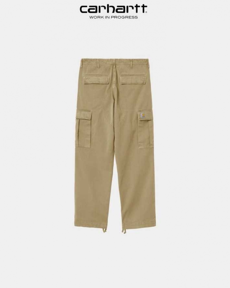 Ammonite Carhartt Wip Regular Cargo Pant - Garment Dyed Twill - Danmark PPU-2458136