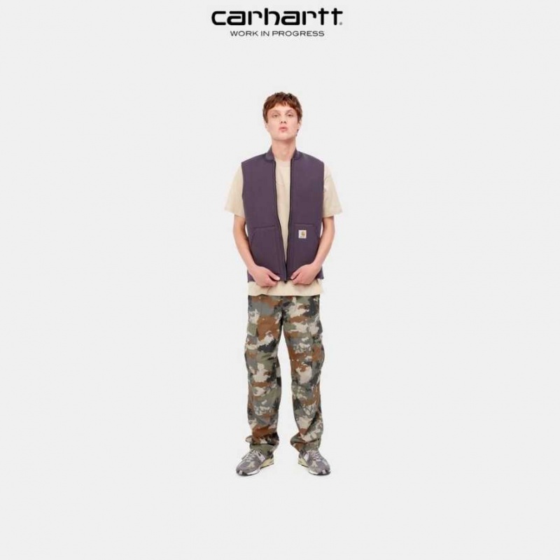 Woodland Trail Print Carhartt Wip Regular Cargo Pant Woodland Trail - Danmark HYX-4515205