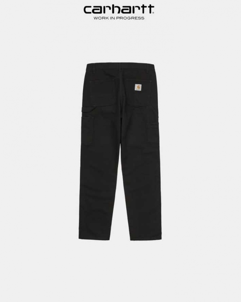 Noir Carhartt Wip Ruck Single Knee Pant - Danmark LDI-3279054