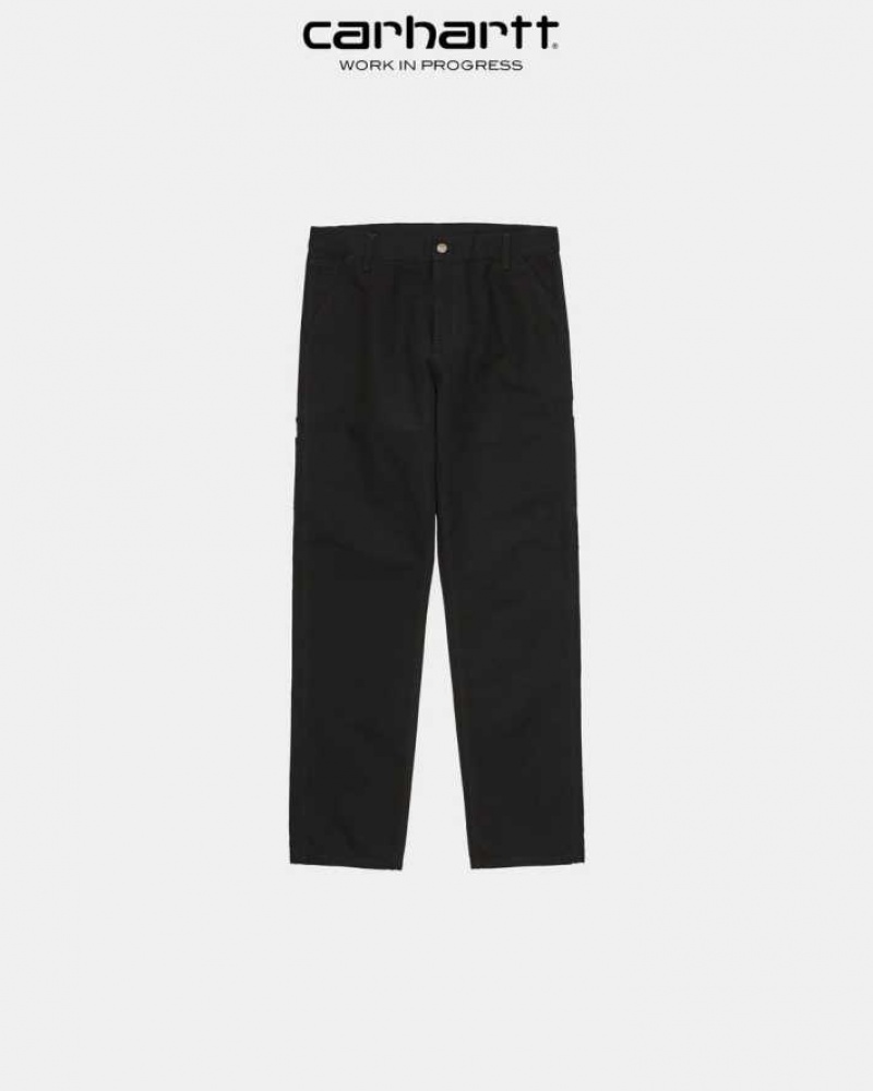 Noir Carhartt Wip Ruck Single Knee Pant - Danmark LDI-3279054