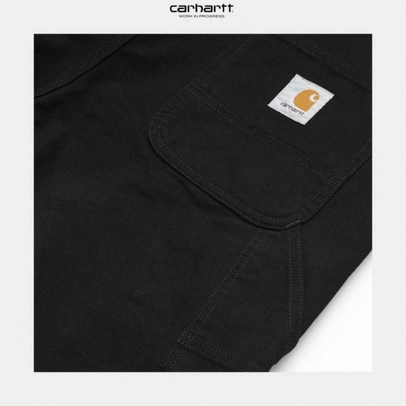 Noir Carhartt Wip Ruck Single Knee Pant - Danmark LDI-3279054