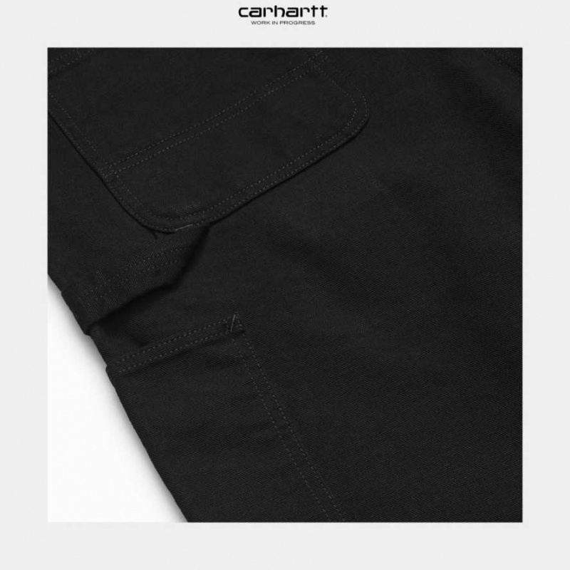 Noir Carhartt Wip Ruck Single Knee Pant - Danmark LDI-3279054