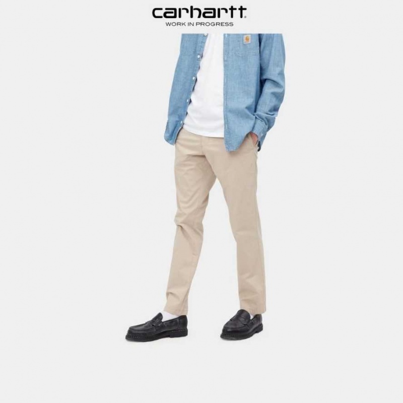 Wall Carhartt Wip Sid Pant - Poplin - Danmark JEP-1326051