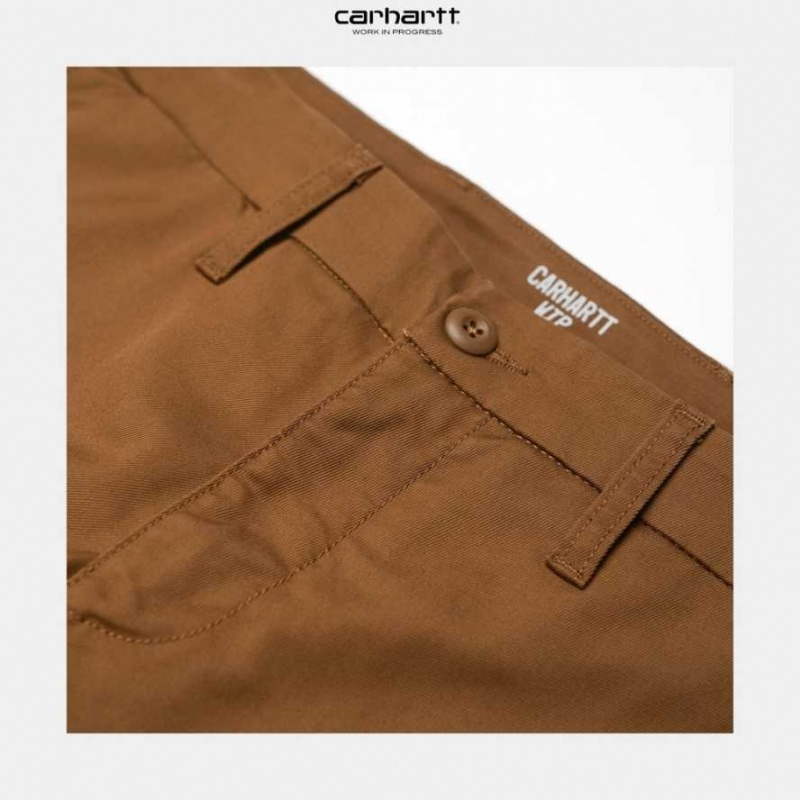 Marron Carhartt Wip Sid Pant - Danmark UJA-2886407