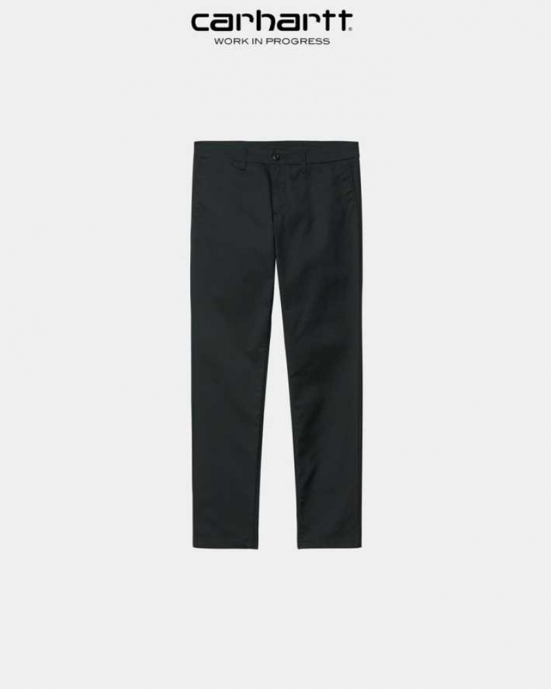 Noir Carhartt Wip Sid Pant - Danmark WKZ-9863546