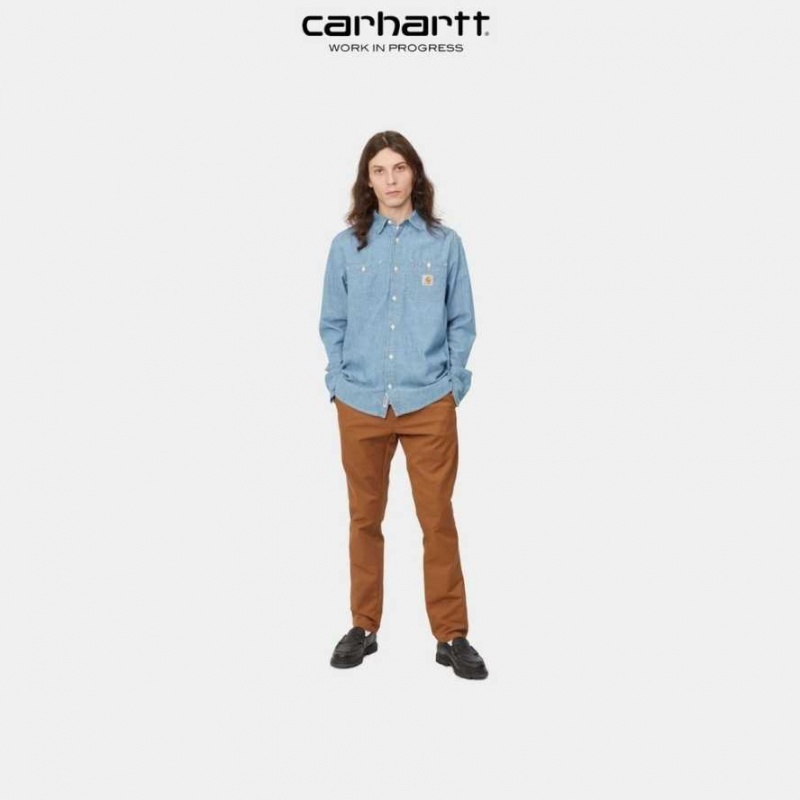 Marron Carhartt Wip Sid Pant - Danmark UJA-2886407